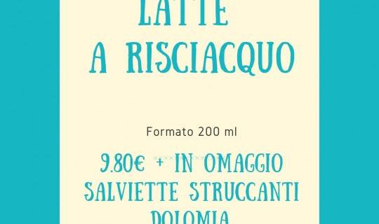 Latte a risciacquo Dolomia